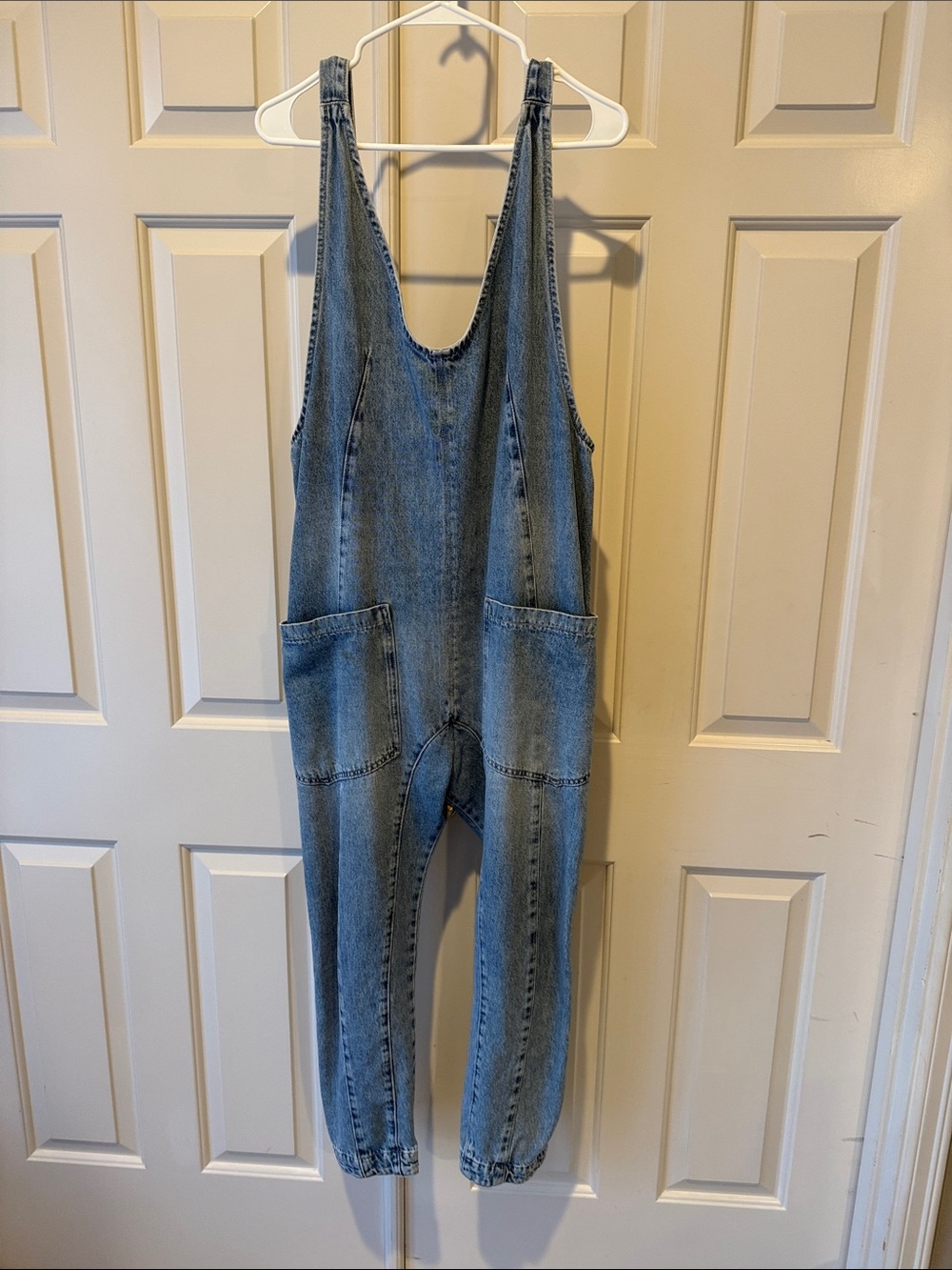 We the Free High Roller Jumpsuit - Light Blue